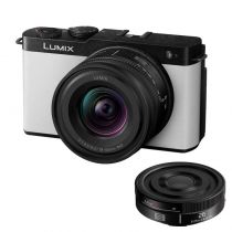 PANASONIC LUMIX DC-S9 Blanc + 18-40 mm f/4,5-6,3 + 26 mm f/8 OFFERT