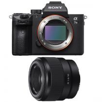 SONY Alpha A7 III Boitier avec SONY FE 50 mm f/1.8