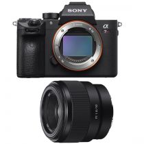 SONY Alpha A7R V Boitier avec SONY FE 50 mm f/1.8